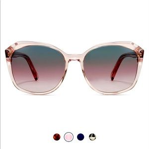 Warby Parker Nancy Sunglasses in Rose Crystal